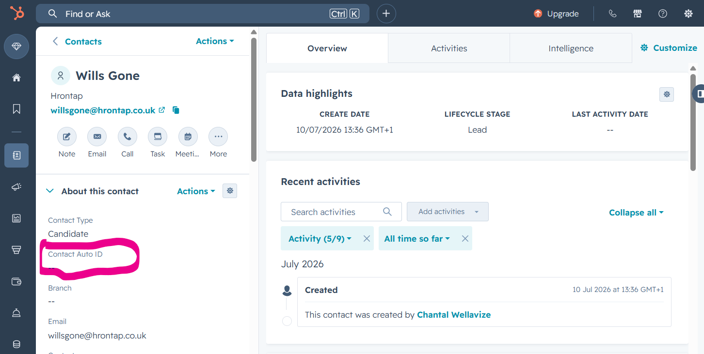 Hubspot Auto ID not there.png